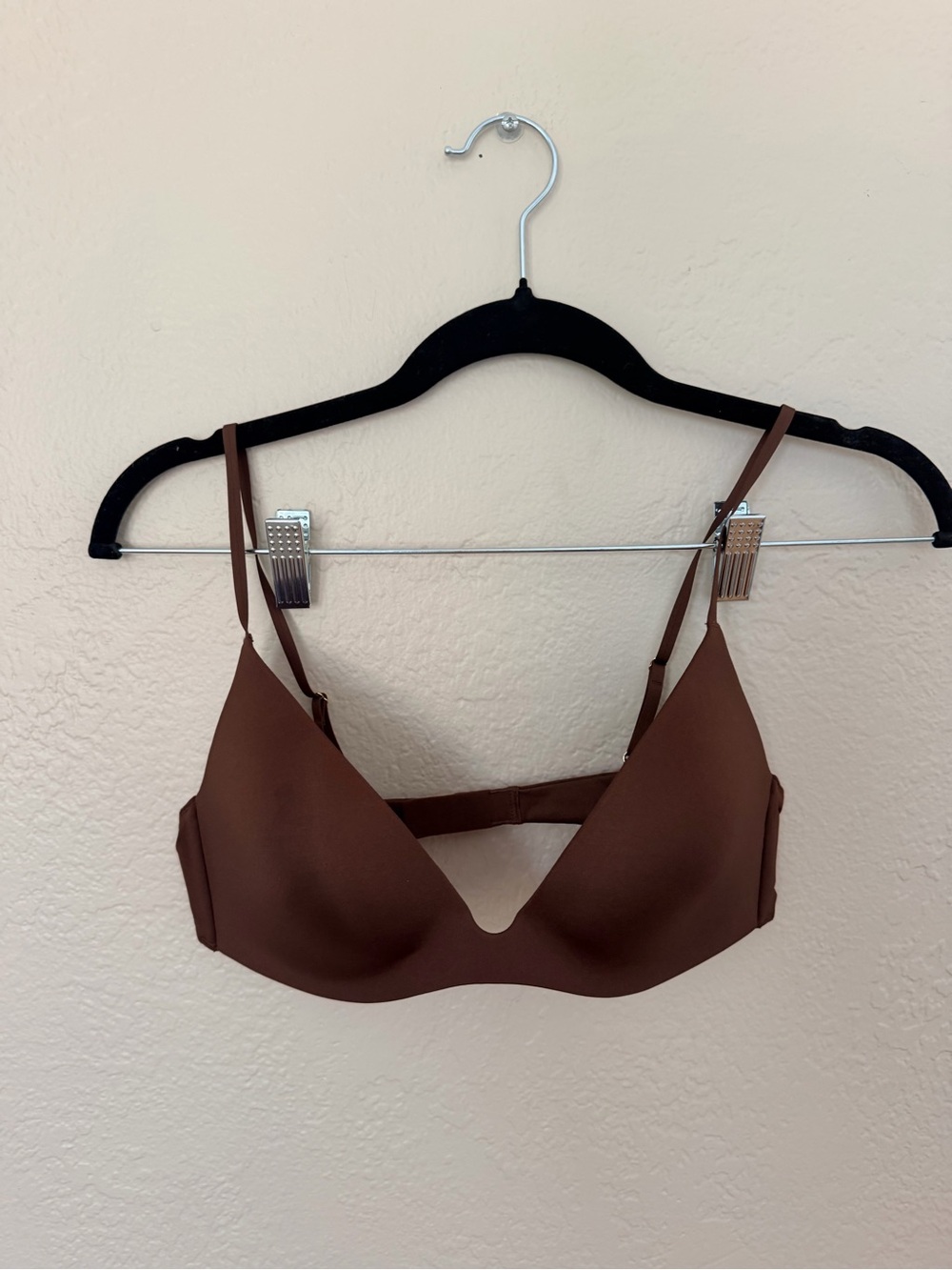 Uniqlo Brown Seamless T-Shirt Bra